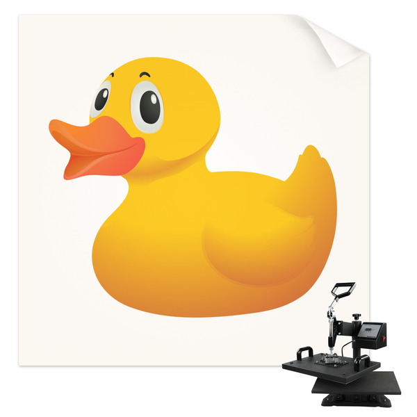 Custom Rubber Duckie Sublimation Transfer - Youth / Women