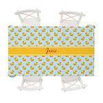 Rubber Duckie Tablecloth - 58"x102" (Personalized)