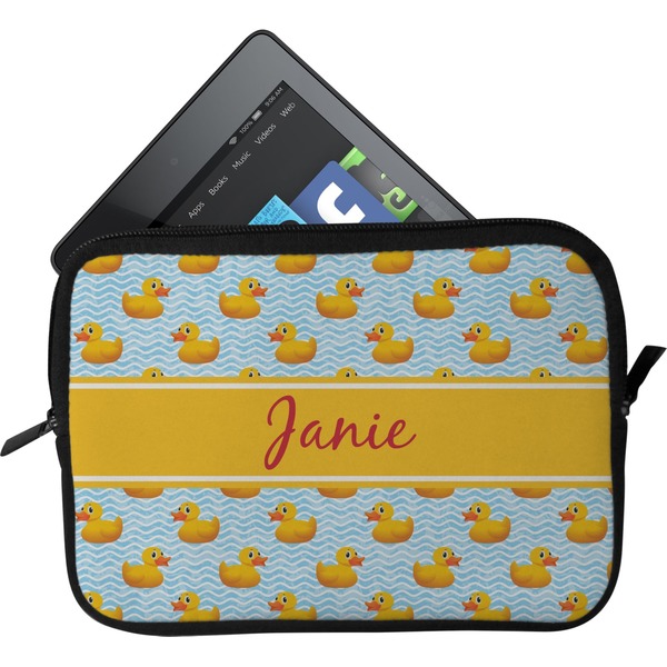 Custom Rubber Duckie Tablet Case / Sleeve (Personalized)