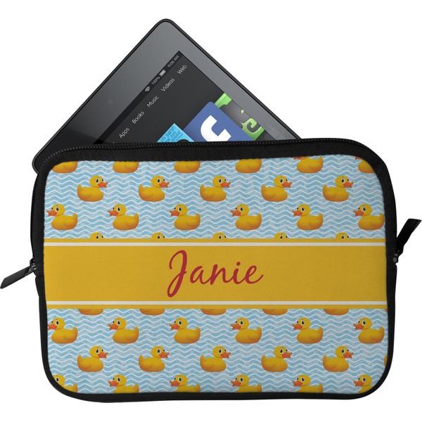 Custom Rubber Duckie Tablet Case / Sleeve - Small (Personalized)