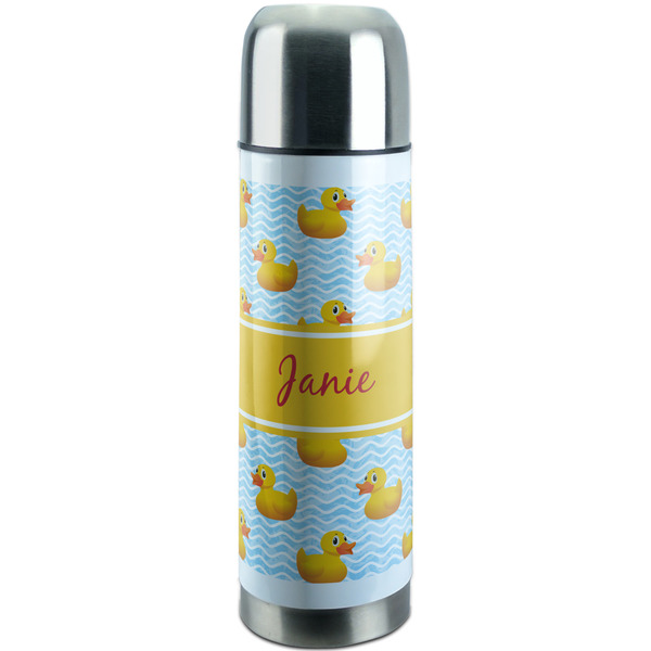 Custom Rubber Duckie Stainless Steel Thermos (Personalized)