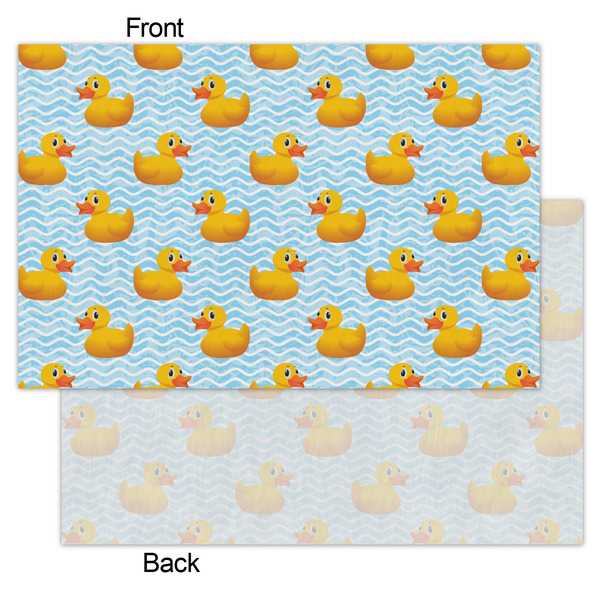 Rubber Duckie Tissue Paper - Heavyweight - Small - Front & Back