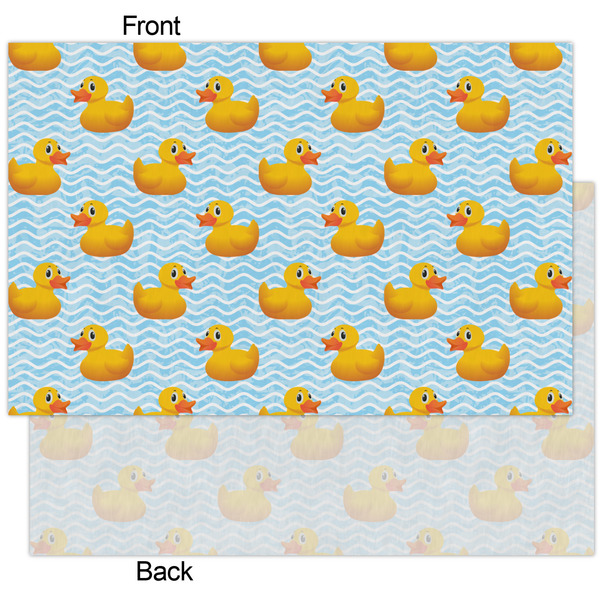 Rubber Duckie Tissue Paper - Heavyweight - XL - Front & Back