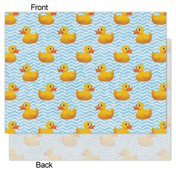Rubber Duckie Tissue Paper - Lightweight - Medium - Front & Back