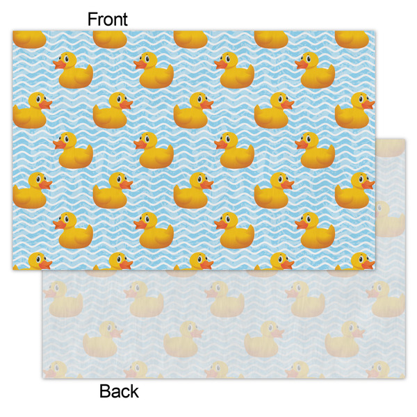 Rubber Duckie Tissue Paper - Lightweight - Small - Front & Back