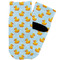 Rubber Duckie Toddler Ankle Socks - Single Pair - Front and Back