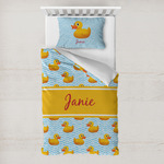 Rubber Duckie Toddler Bedding w/ Name or Text