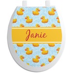Rubber Duckie Toilet Seat Decal (Personalized)