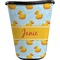 Rubber Duckie Waste Basket - Double Sided (Black) (Personalized)