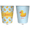 Rubber Duckie Trash Can White - Front and Back - Apvl