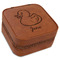 Rubber Duckie Travel Jewelry Boxes - Leather - Rawhide - Angled View