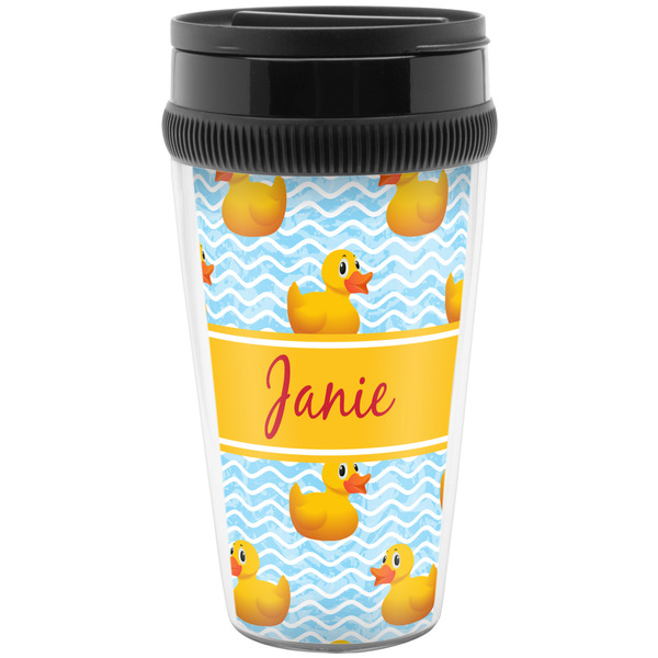 Custom Rubber Duckie Acrylic Travel Mug without Handle (Personalized)