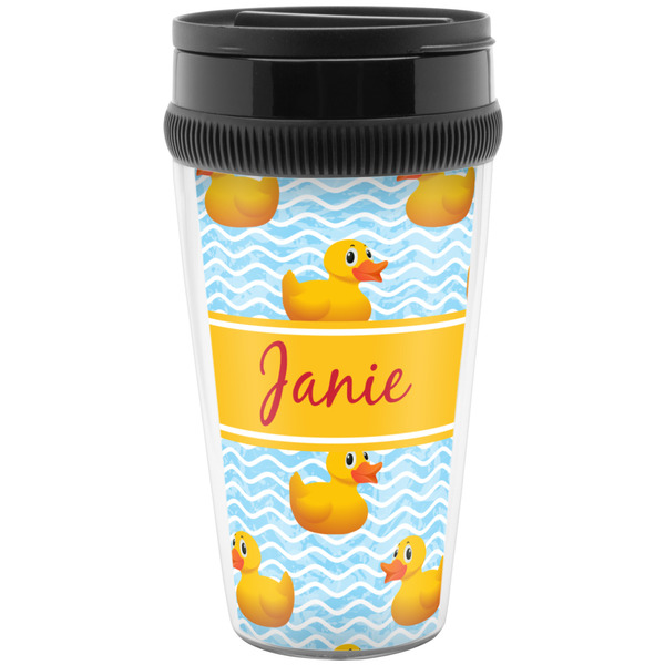 Custom Rubber Duckie Acrylic Travel Mug without Handle (Personalized)