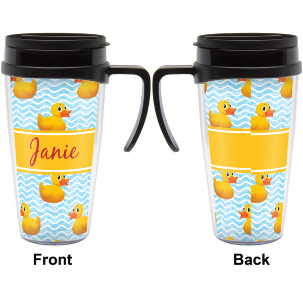 Rubber Duckie Travel Mug with Black Handle - Approval