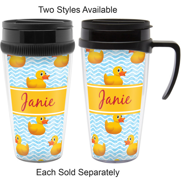 Rubber Duckie Travel Mugs - with & without Handle