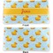 Rubber Duckie Vinyl Check Book Cover - Front and Back
