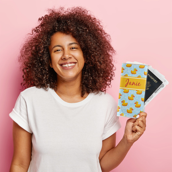 Rubber Duckie Vinyl Document Holder - LIFESTYLE