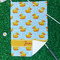 Rubber Duckie Waffle Weave Golf Towel - In Context