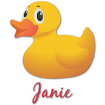Rubber Duckie Graphic Decal - Custom Sizes (Personalized)
