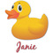 Rubber Duckie Wall Graphic Decal