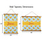 Rubber Duckie Wall Hanging Tapestries - Parent/Sizing