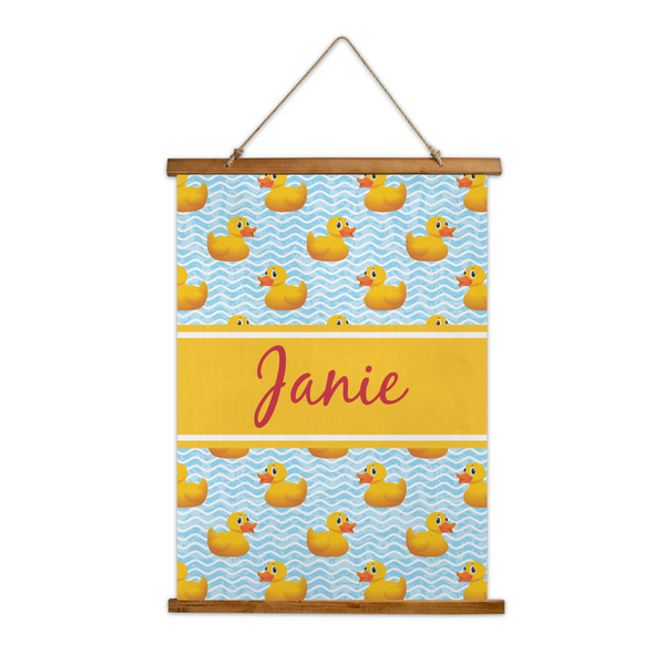 Custom Rubber Duckie Wall Hanging Tapestry (Personalized)