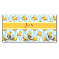 Rubber Duckie Wall Mounted Coat Rack (Personalized)