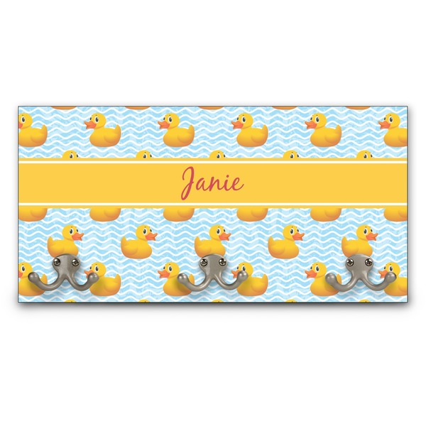 Custom Rubber Duckie Wall Mounted Coat Rack (Personalized)