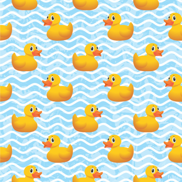 Custom Rubber Duckie Wallpaper & Surface Covering (Water Activated 24"x 24" Sample)