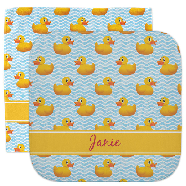 Custom Rubber Duckie Facecloth / Wash Cloth (Personalized)