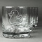 Rubber Duckie Whiskey Glasses Set of 4 - Engraved Front