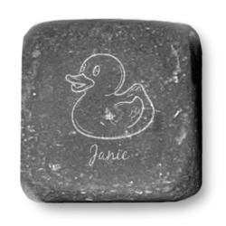 Rubber Duckie Whiskey Stone Set - Set of 3 (Personalized)