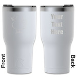 Rubber Duckie RTIC Tumbler - White - Engraved Front & Back (Personalized)