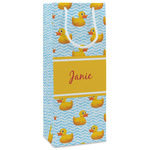 Rubber Duckie Wine Gift Bags - Matte (Personalized)