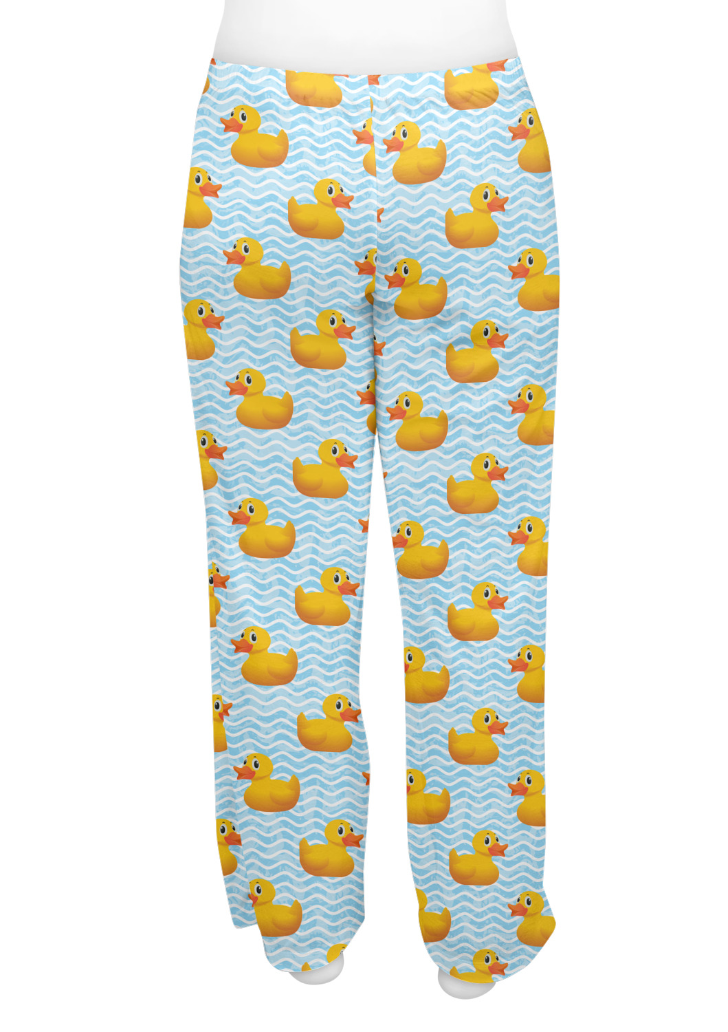 Custom Rubber Duckie Womens Pajama Pants - M | YouCustomizeIt