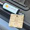 Rubber Duckie Wood Luggage Tags - Square - Lifestyle