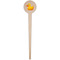 Rubber Duckie Wooden 4" Food Pick - Round - Single Pick