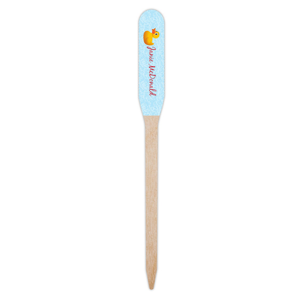 Rubber Duckie Wooden Food Pick - Paddle - Single Pick