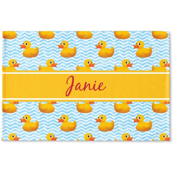 Custom Rubber Duckie Woven Mat (Personalized)