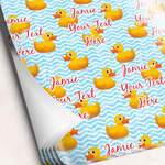 Rubber Duckie Wrapping Paper Sheets (Personalized)