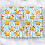 Rubber Duckie Wrapping Paper (Personalized)