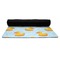 Rubber Duckie Yoga Mat Rolled up Black Rubber Backing