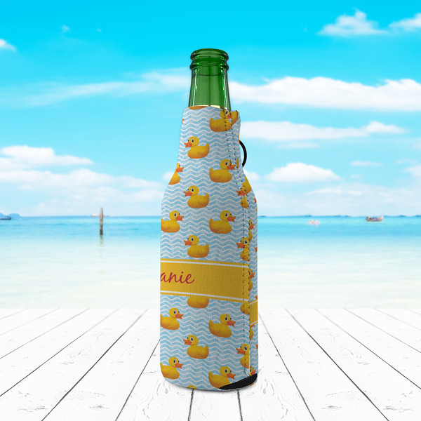 Rubber Duckie Zipper Bottle Cooler - LIFESTYLE