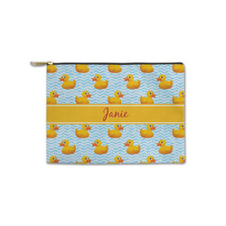 Rubber Duckie Zipper Pouch - Small - 8.5"x6" (Personalized)