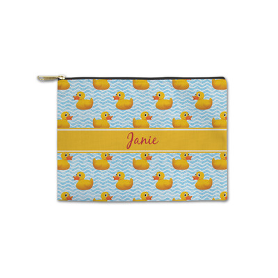 Rubber Duckie Zipper Pouch - Small - 8.5"x6" (Personalized)