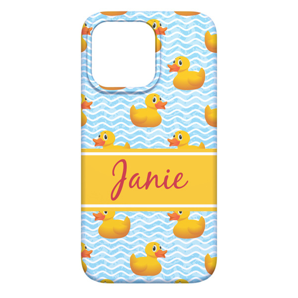 Rubber Duckie iPhone 13 Pro Max Case - Back