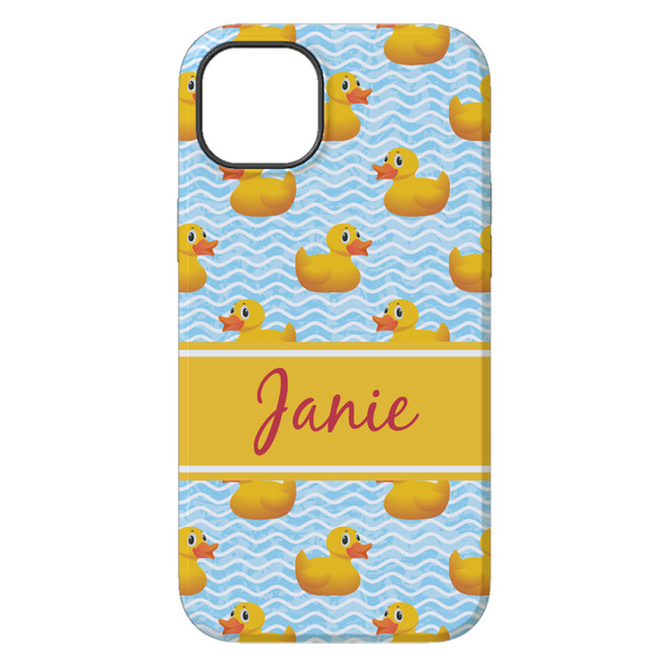 Rubber Duckie iPhone 14 Pro Max Tough Case - Back