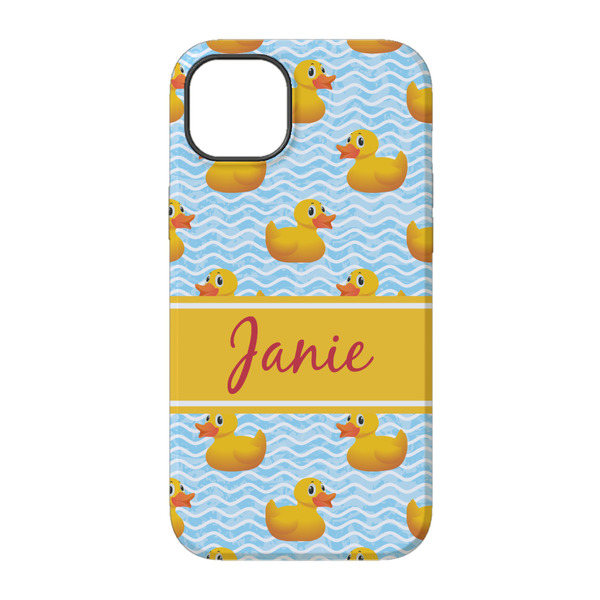 Rubber Duckie iPhone 14 Tough Case - Back