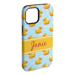Rubber Duckie iPhone Case - Rubber Lined - iPhone 15 Plus (Personalized)