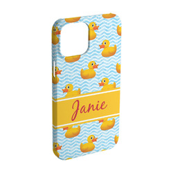 Rubber Duckie iPhone Case - Plastic - iPhone 15 Pro (Personalized)